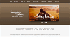 Desktop Screenshot of doughertybrosfuneralhome.com